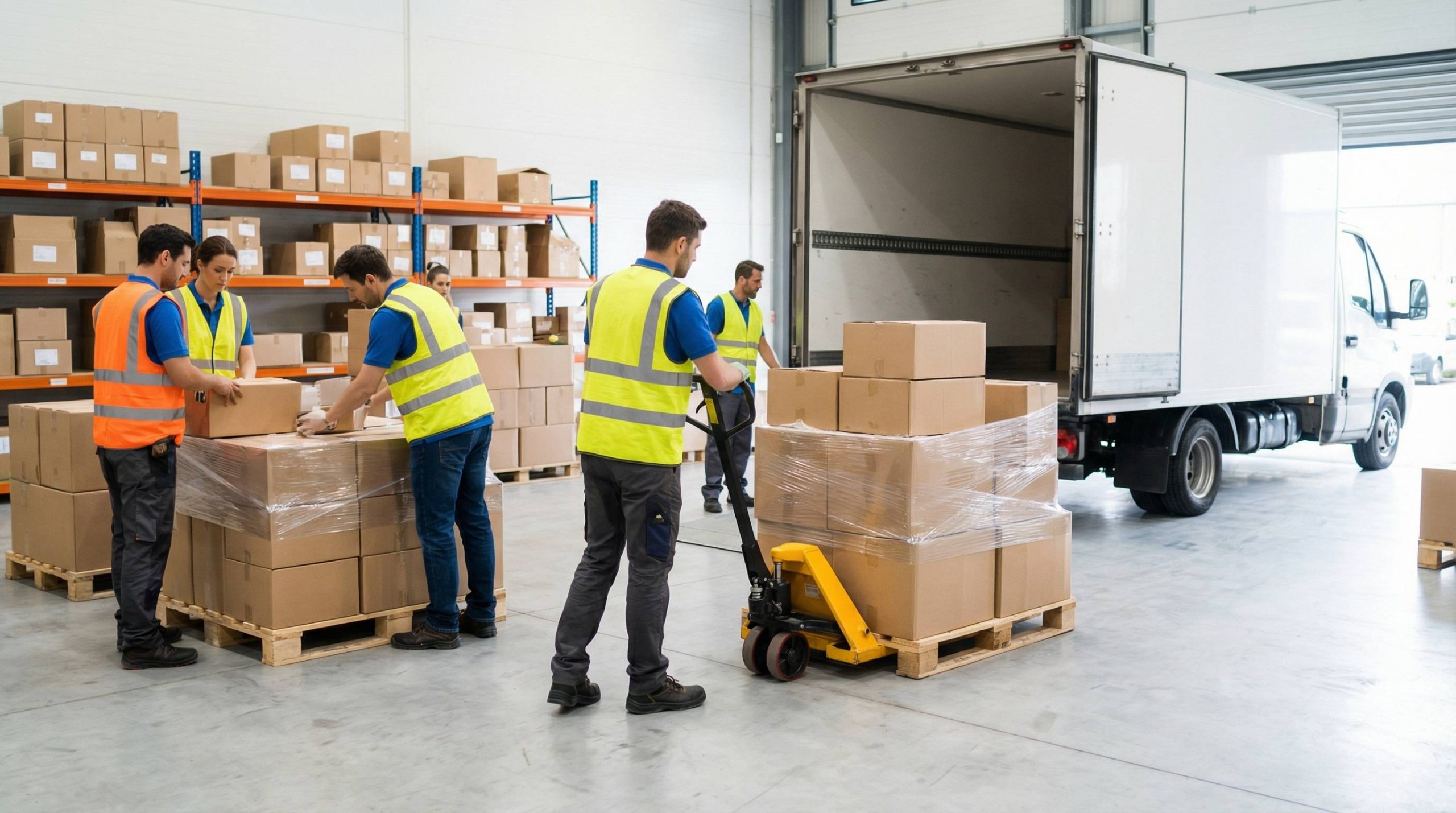 vorbereitung für weitertransport dhl